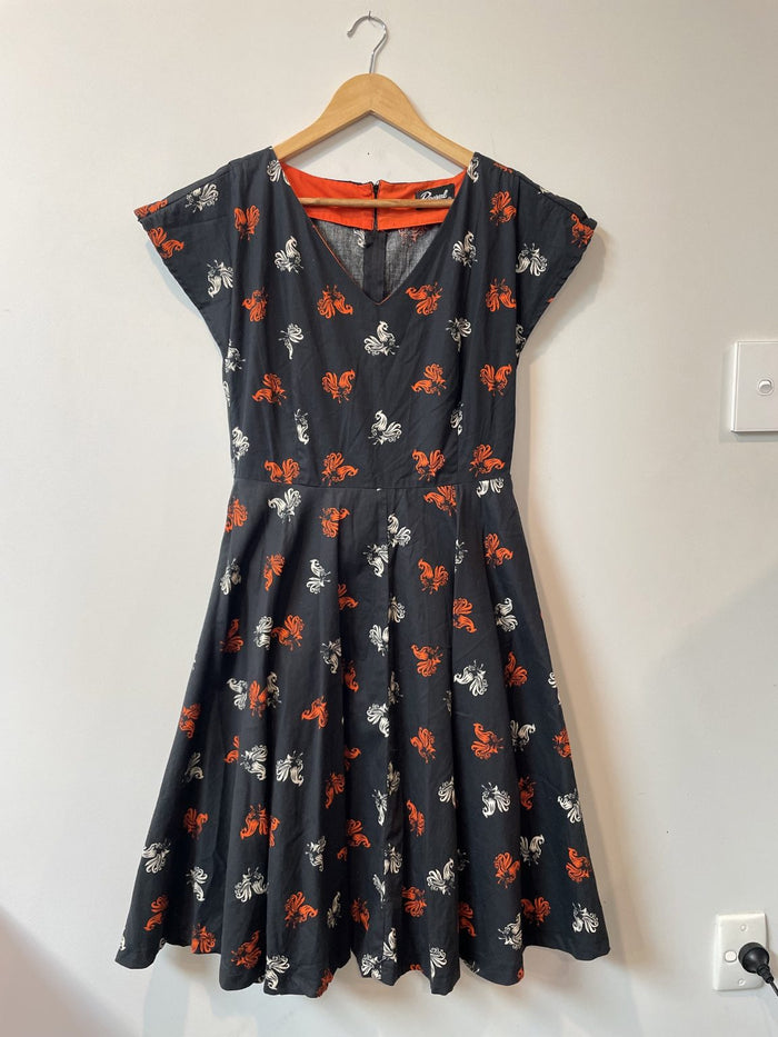 Rooster Dress, sz 12