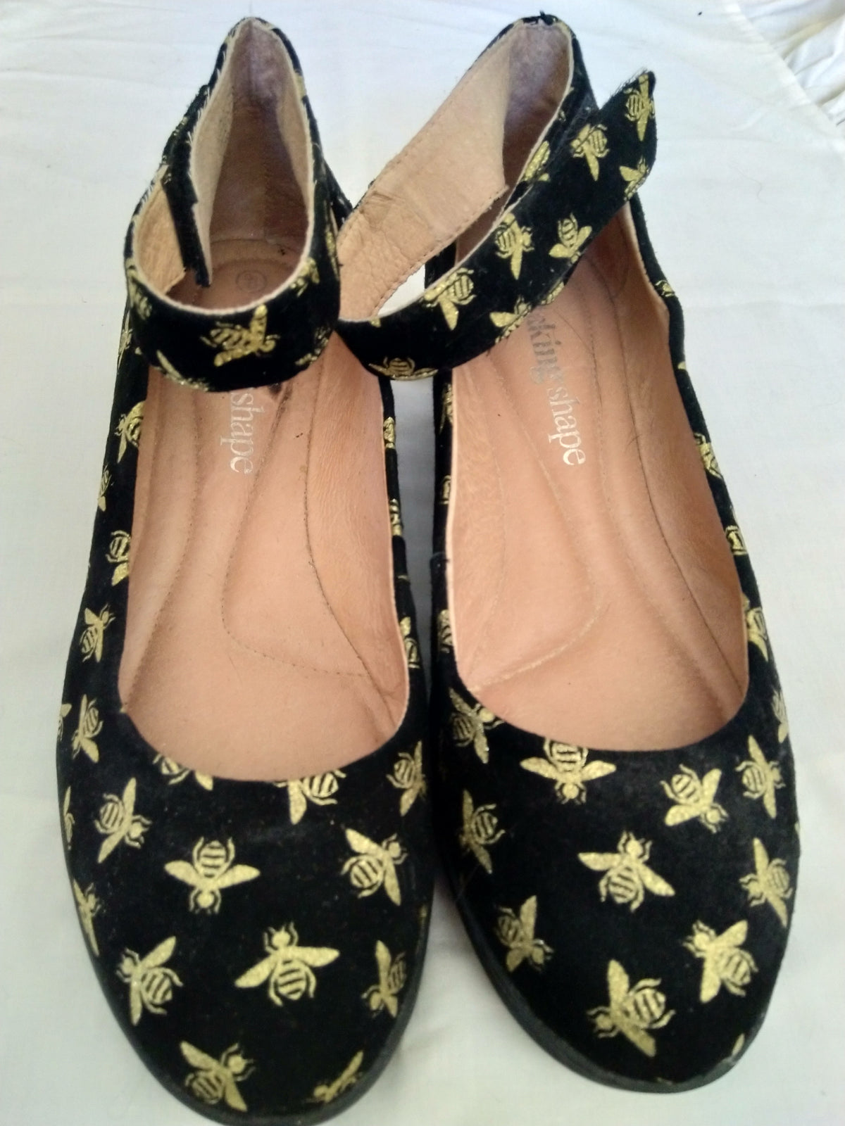 Wedge Bee Shoes, sz 39EU