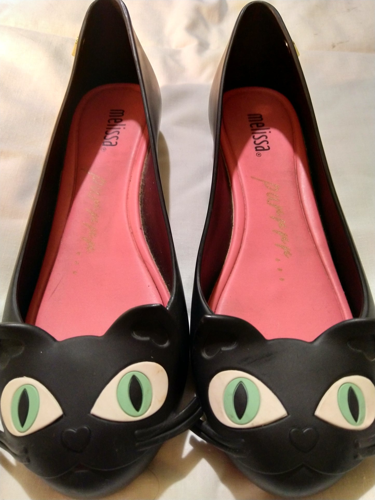 Sneaky Cat Face Shoes, sz 35/35EU