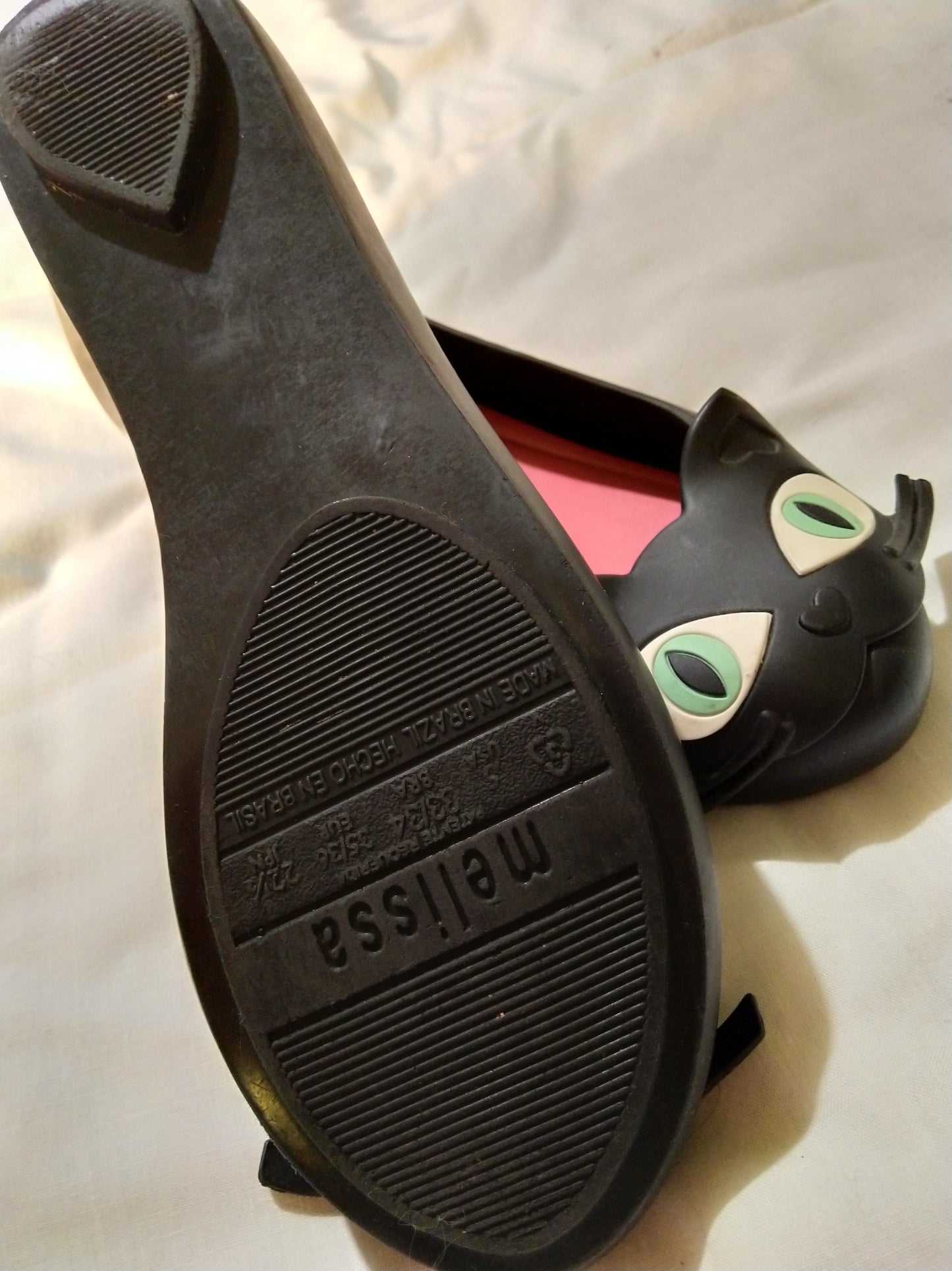 Sneaky Cat Face Shoes, sz 35/35EU