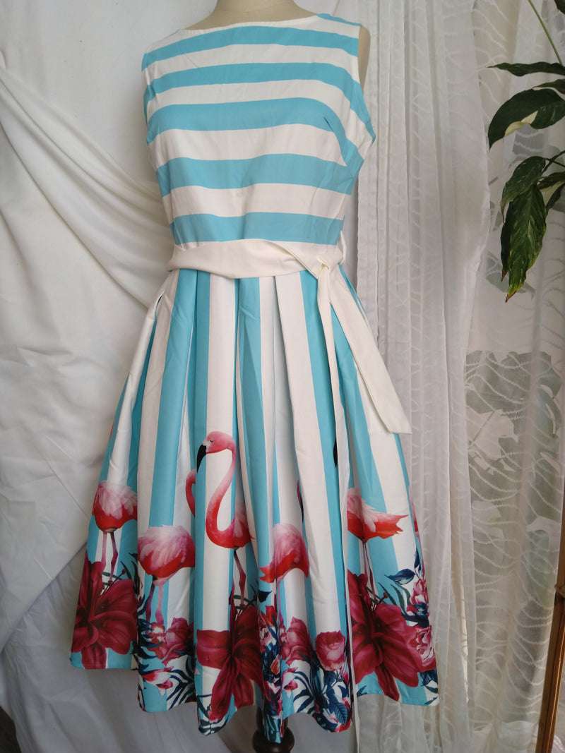 Flamingo Dress, sz 12