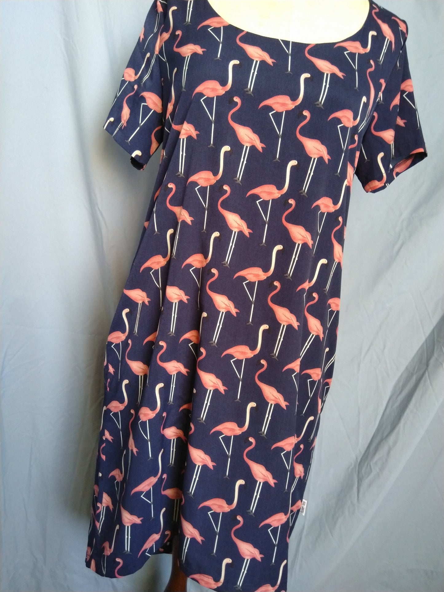 Flamingo Dress x2, sz 8 & 10