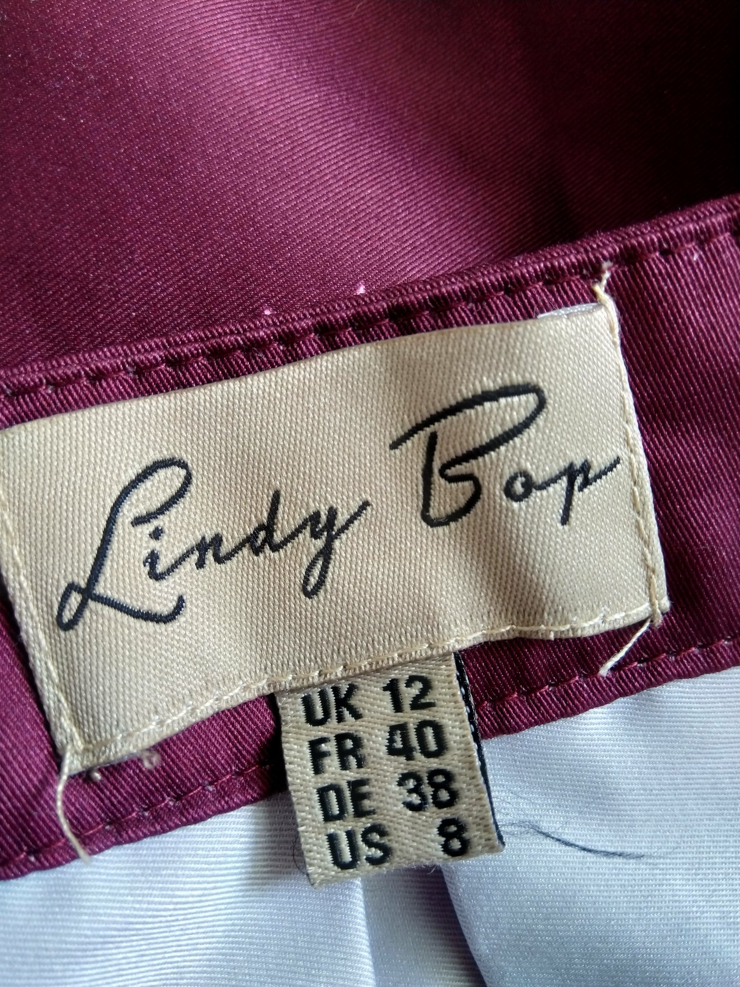 Lyndy Bop Skirt, sz 12