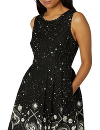 Narwhals in Space Dress, sz 14