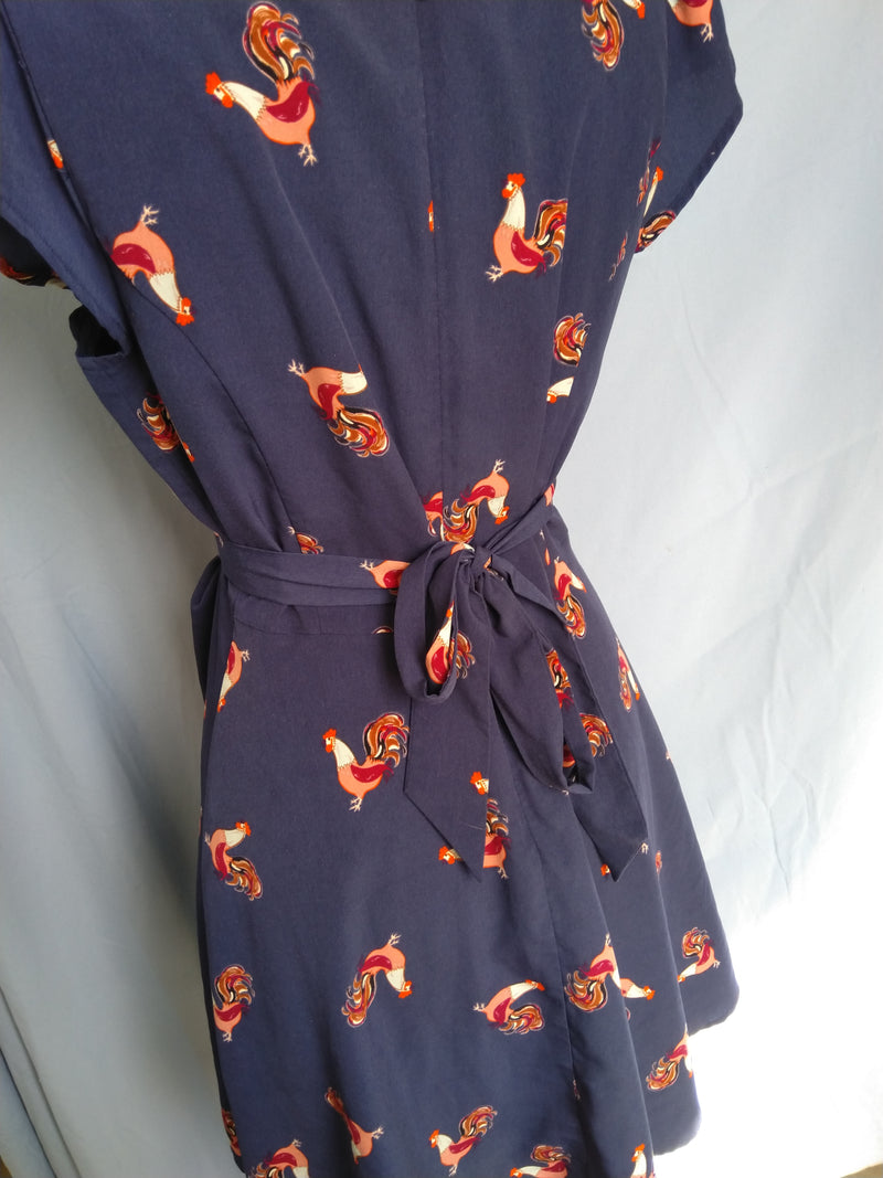 Rooster Dress, sz 10