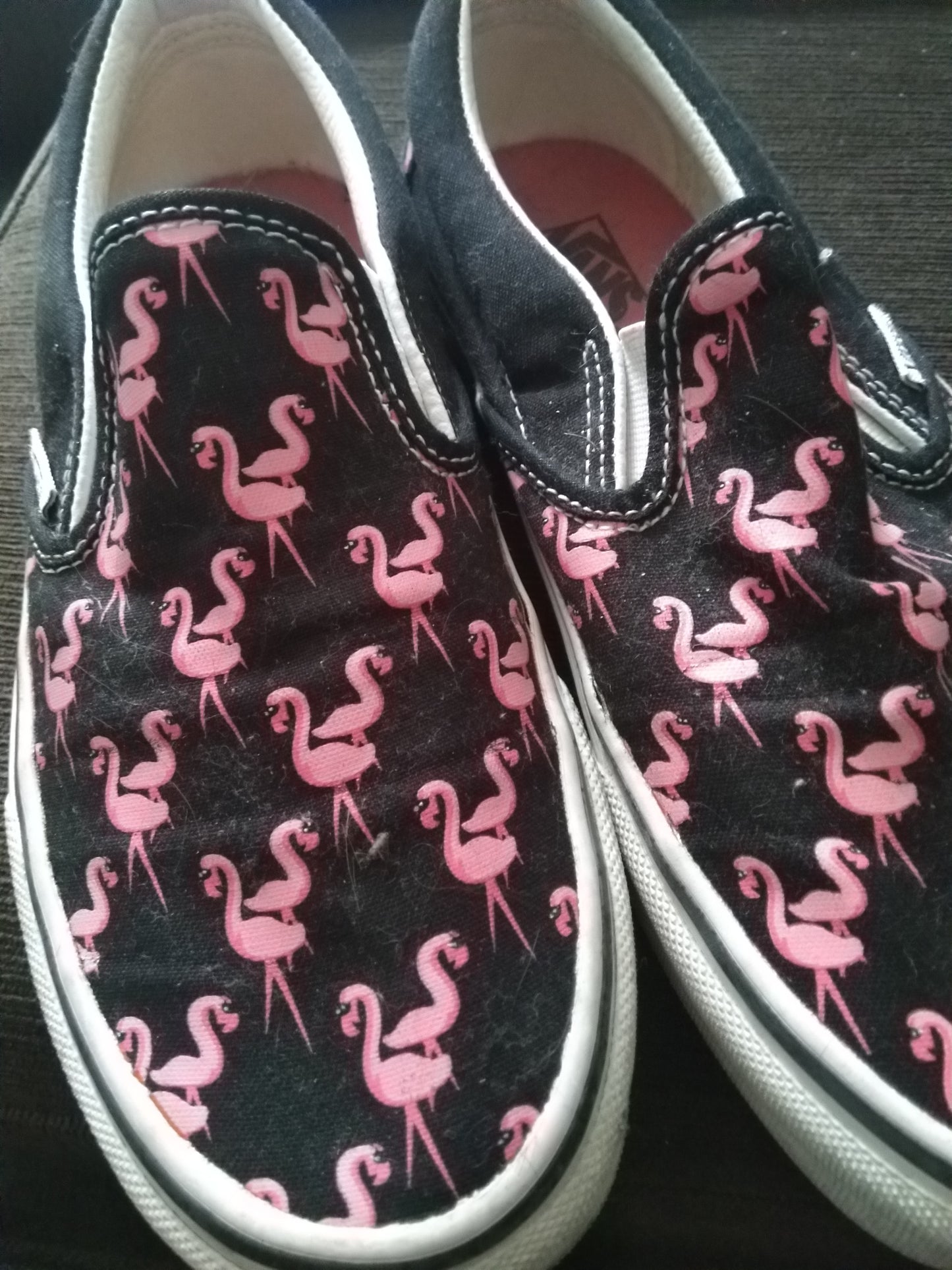 Flamingo Vans, sz 8.5US