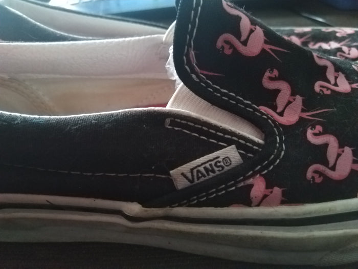 Flamingo Vans, sz 8.5US