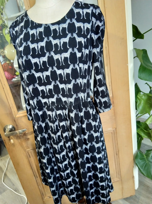 Zebra Dress, sz 12